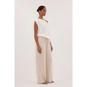 DISSH Cream Wide Leg Pants